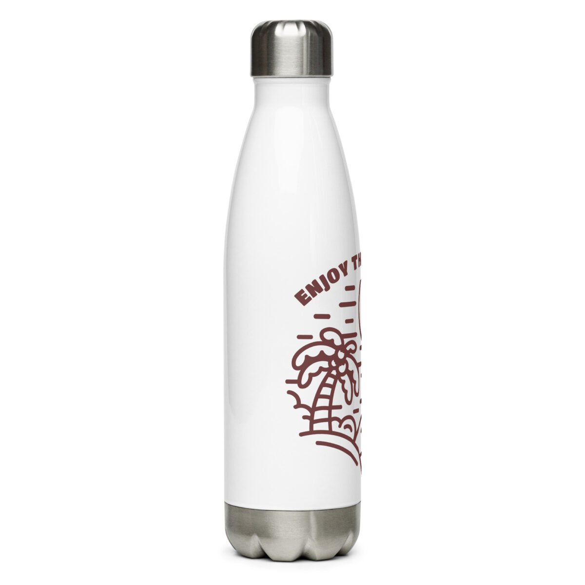 stainless steel water bottle white 17oz right 649d8a3c06abf