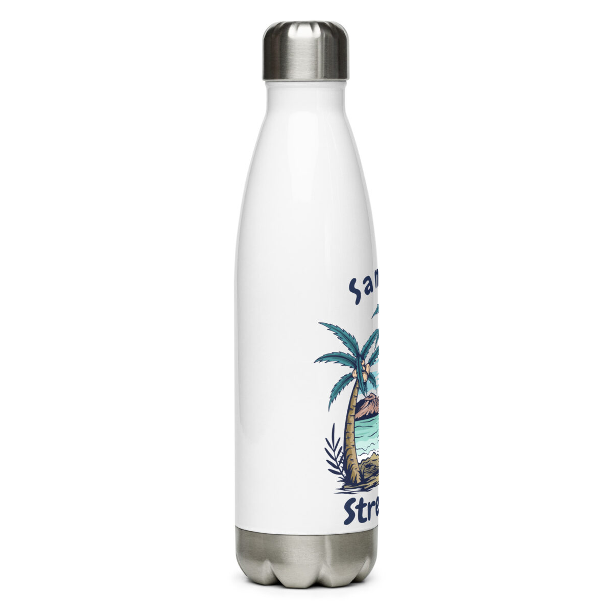 stainless steel water bottle white 17oz right 649daa766cde4