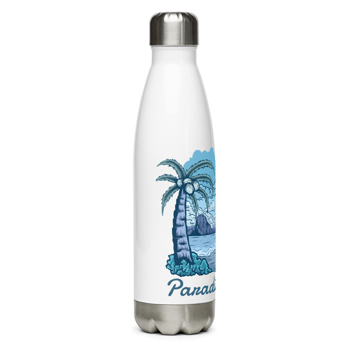 stainless steel water bottle white 17oz right 649daad429749