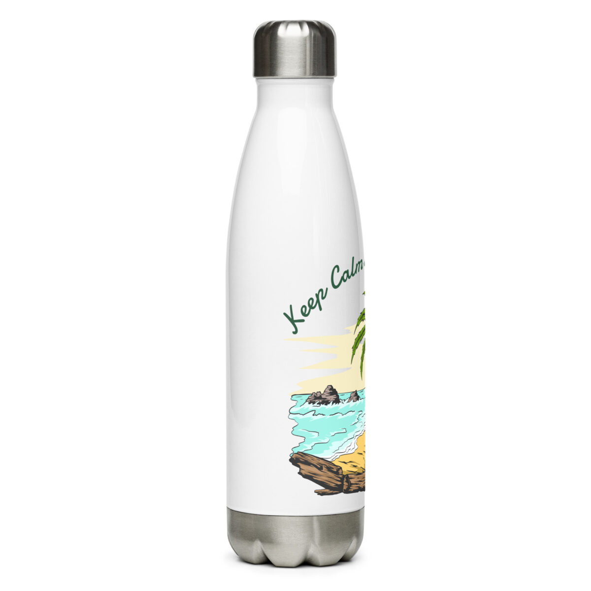 stainless steel water bottle white 17oz right 649daba659f23