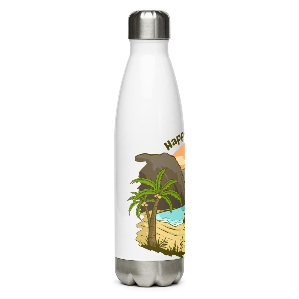 stainless steel water bottle white 17oz right 649dad9baa69e