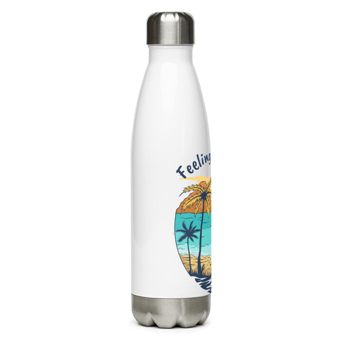 stainless steel water bottle white 17oz right 649dae0203ea4