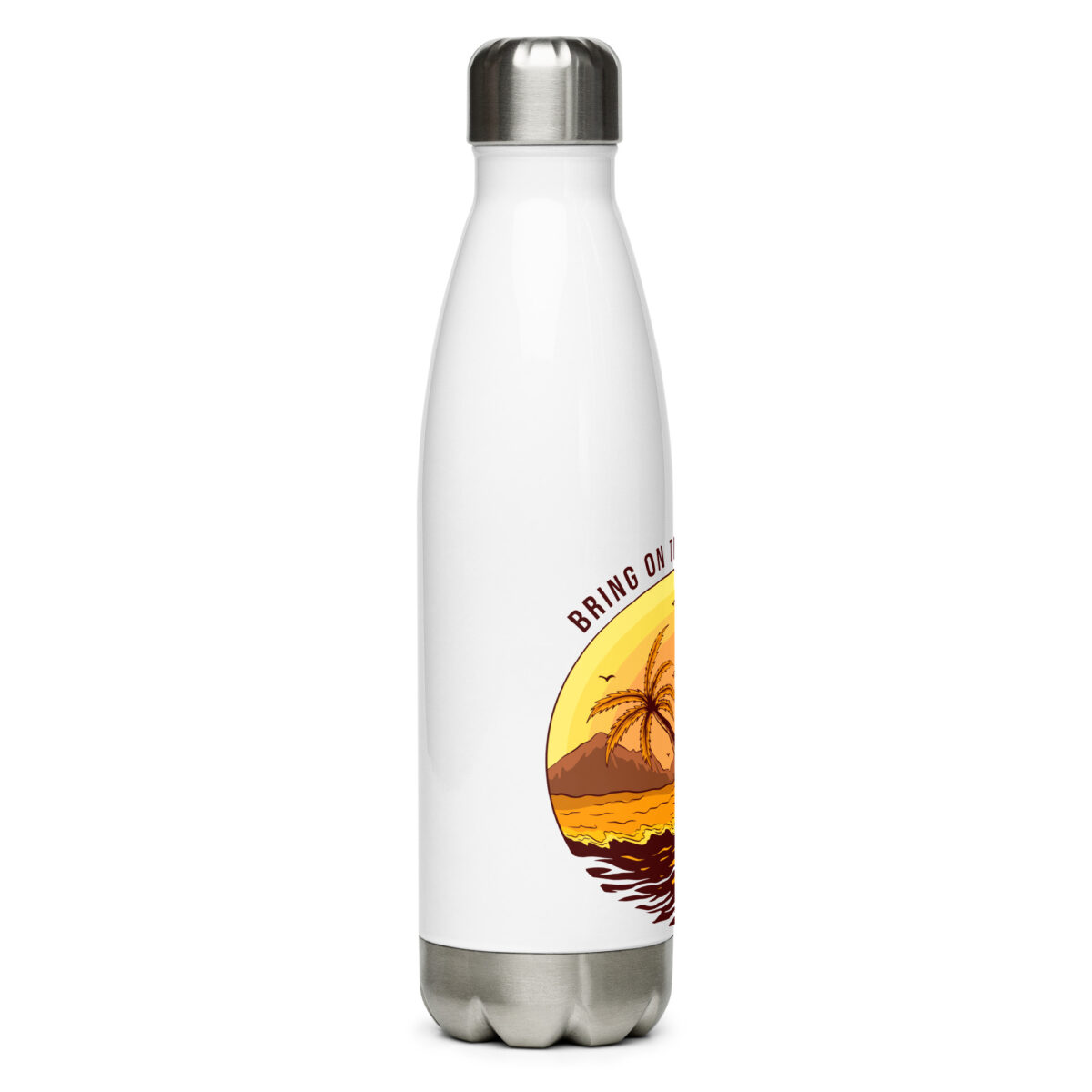 stainless steel water bottle white 17oz right 649daed825eb1