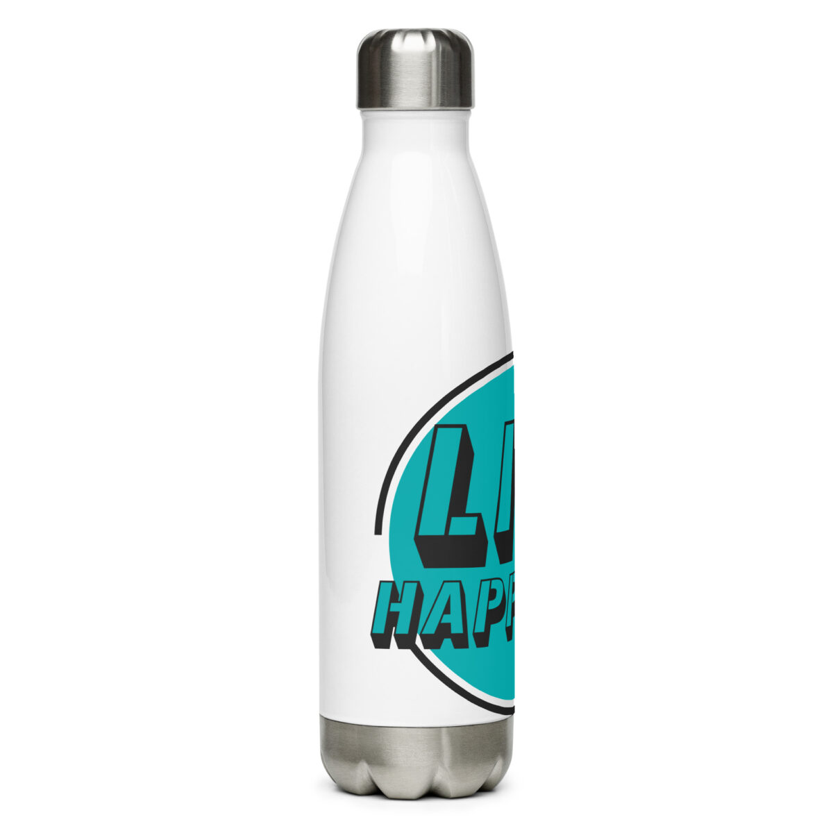 stainless steel water bottle white 17oz right 649dbfac5e364