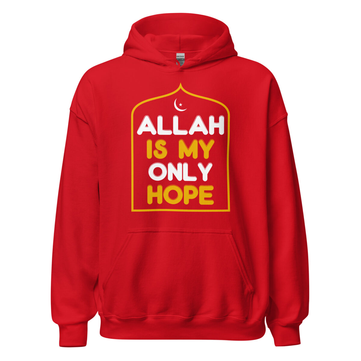 unisex heavy blend hoodie red front 648df91857197