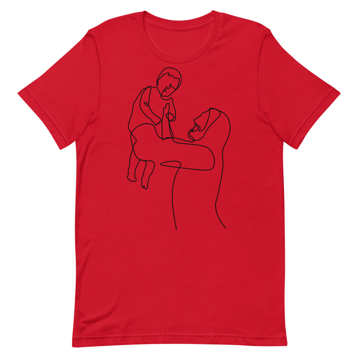 unisex staple t shirt red front 648c46b02acce