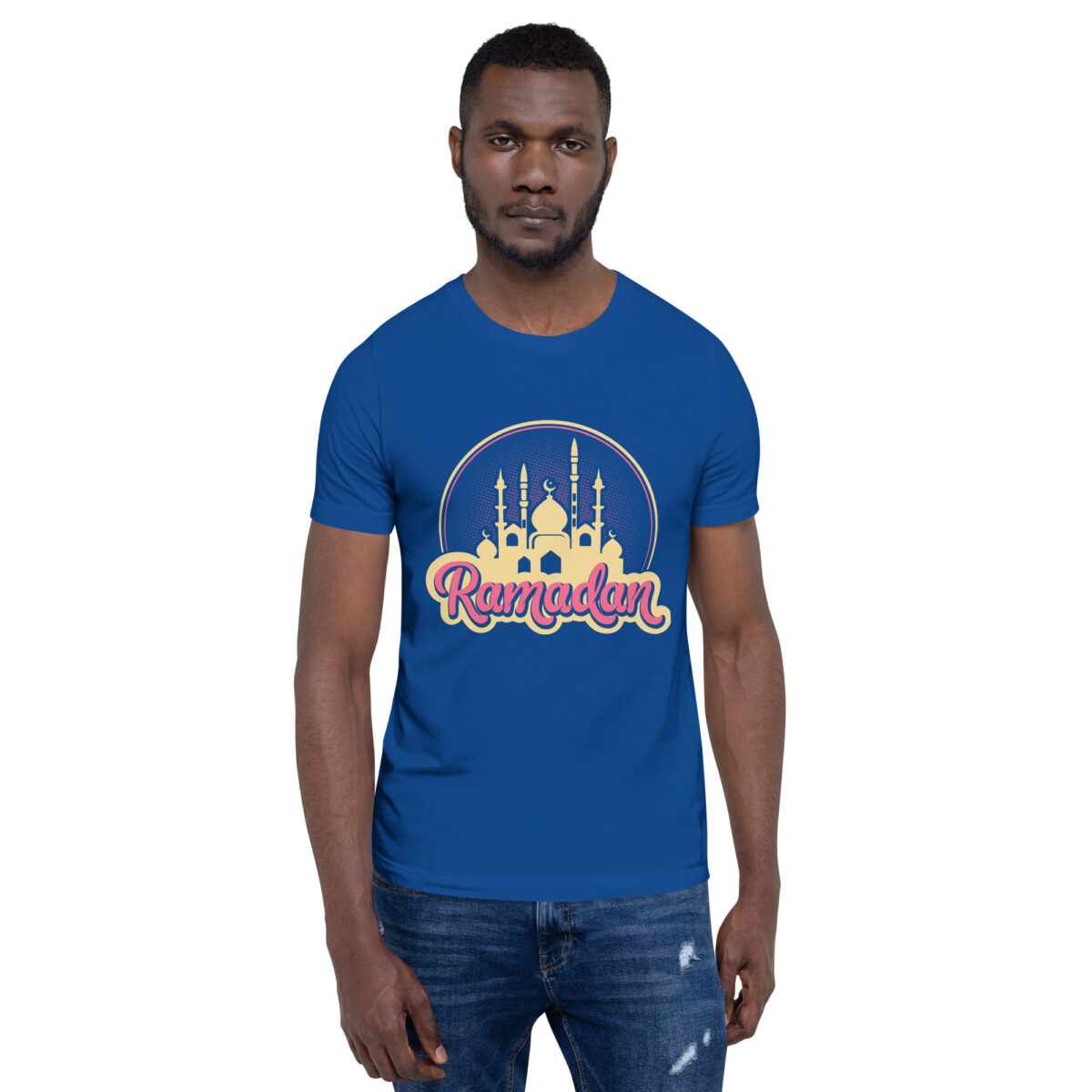 unisex staple t shirt true royal front 648c4d2ecd0f8