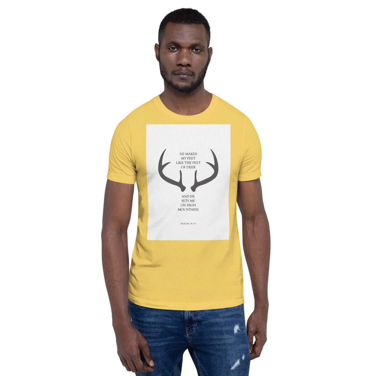 unisex staple t shirt yellow front 648c3f611c701