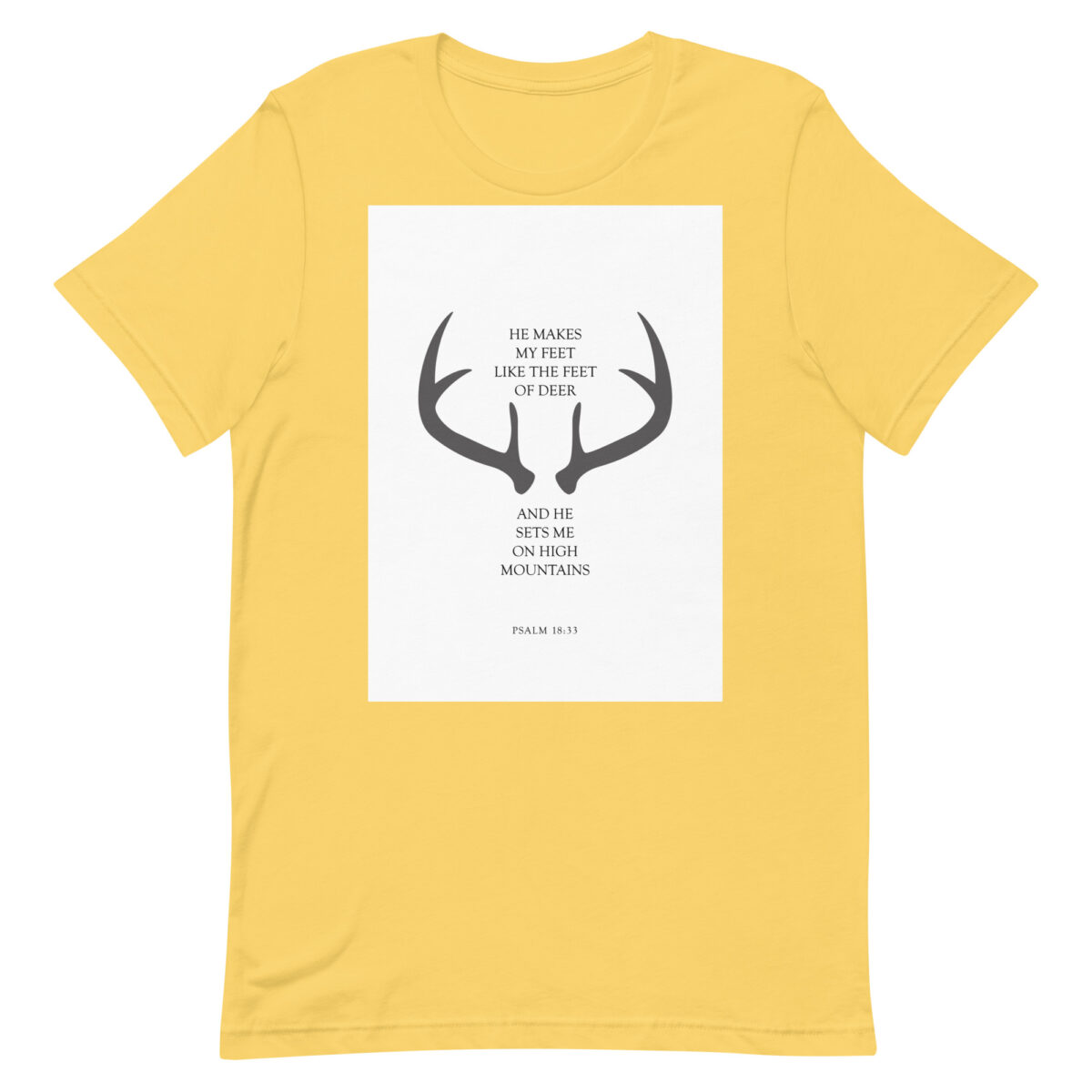 unisex staple t shirt yellow front 648c3f611e98b