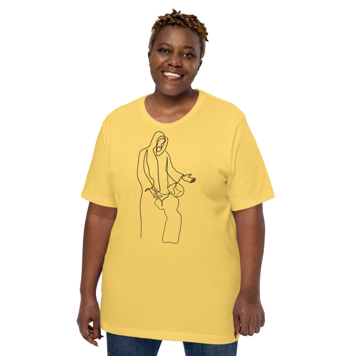 unisex staple t shirt yellow front 648c427bb3cbc