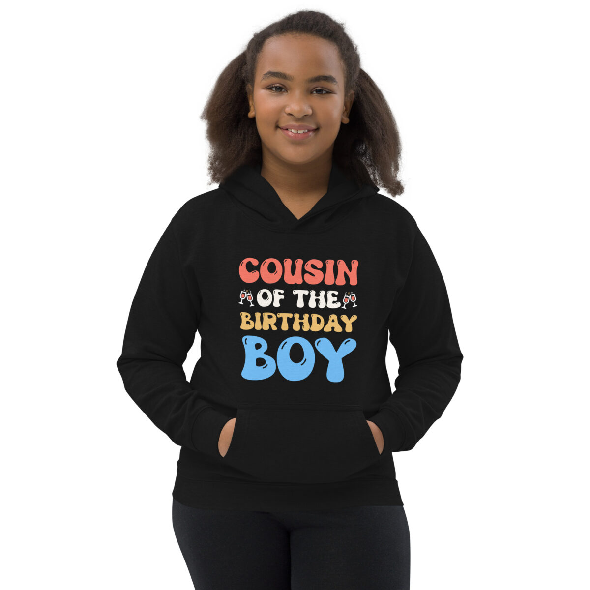 kids hoodie jet black front 64b68d602dd3b