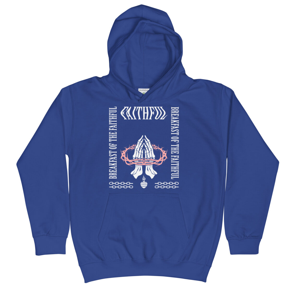 kids hoodie royal blue front 64c285dec74af