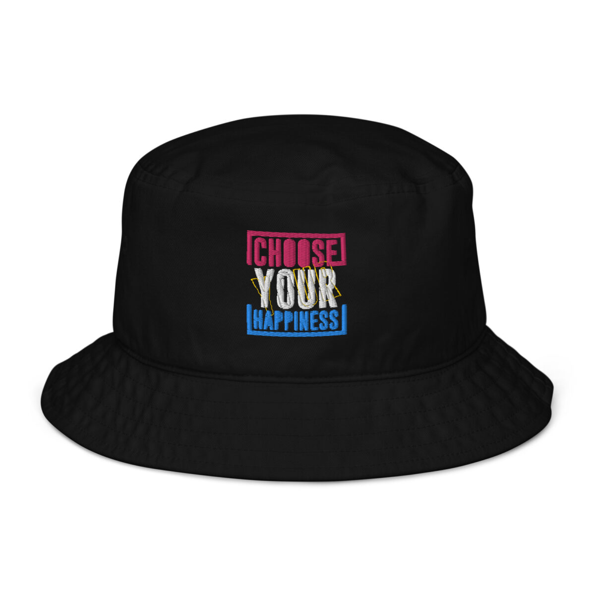 organic bucket hat black front 64a3cbfa27513