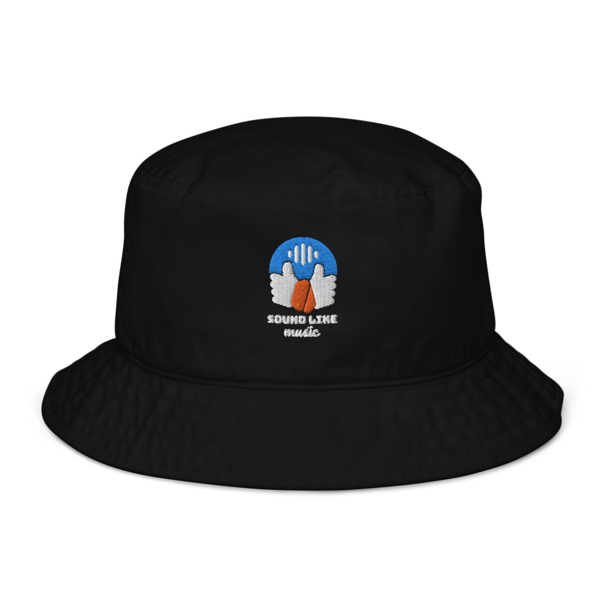 organic bucket hat black front 64a3d63328fed