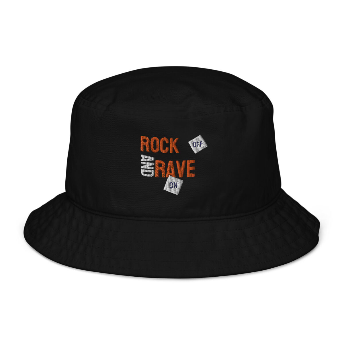 organic bucket hat black front 64a3da43d16f9