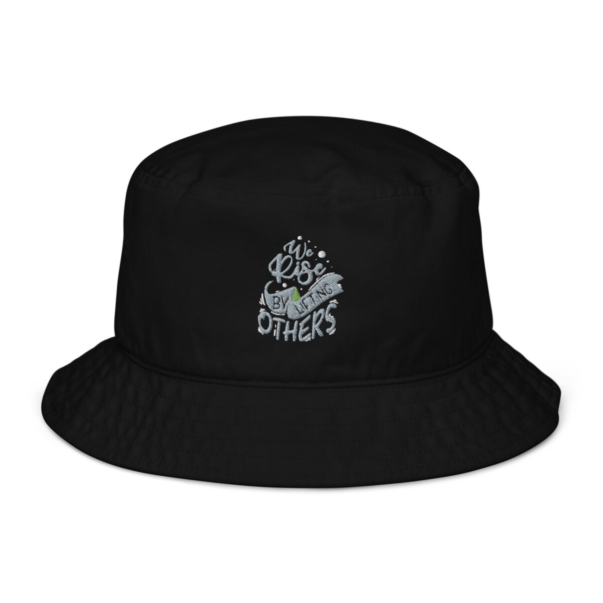 organic bucket hat black front 64a5081c7d233