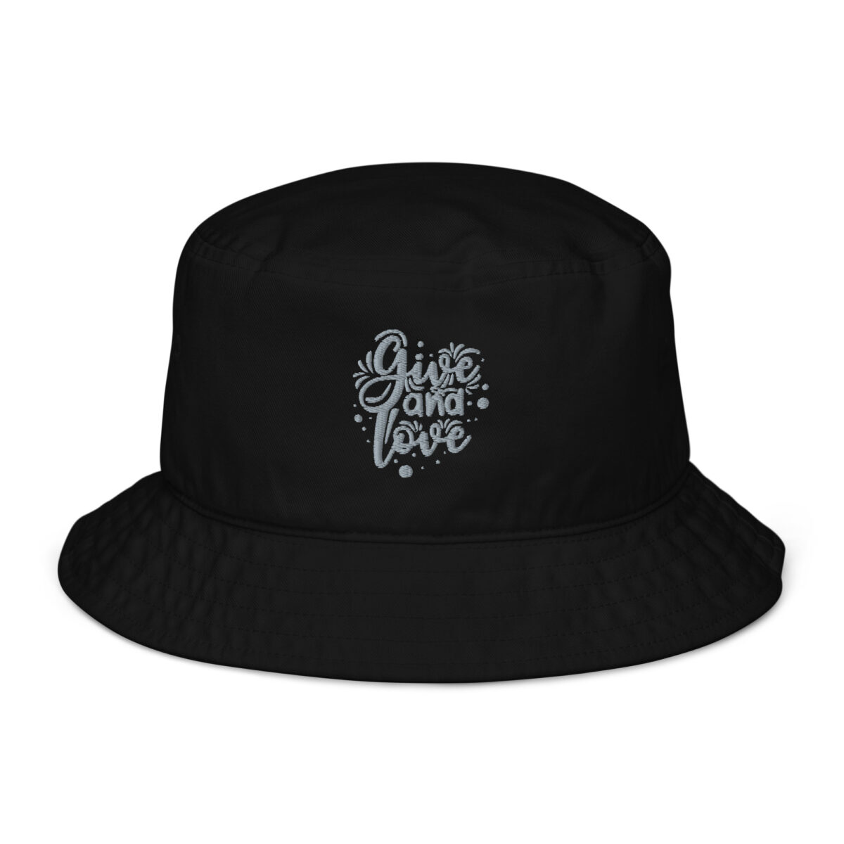 organic bucket hat black front 64a53965b047b