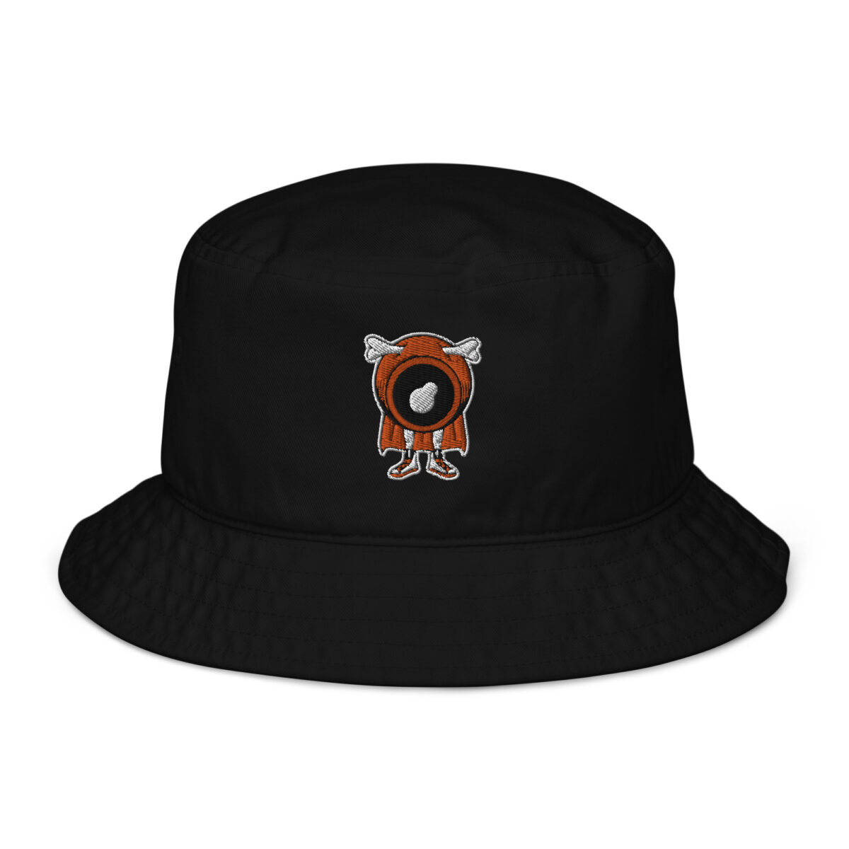 organic bucket hat black front 64a5bfd06e406