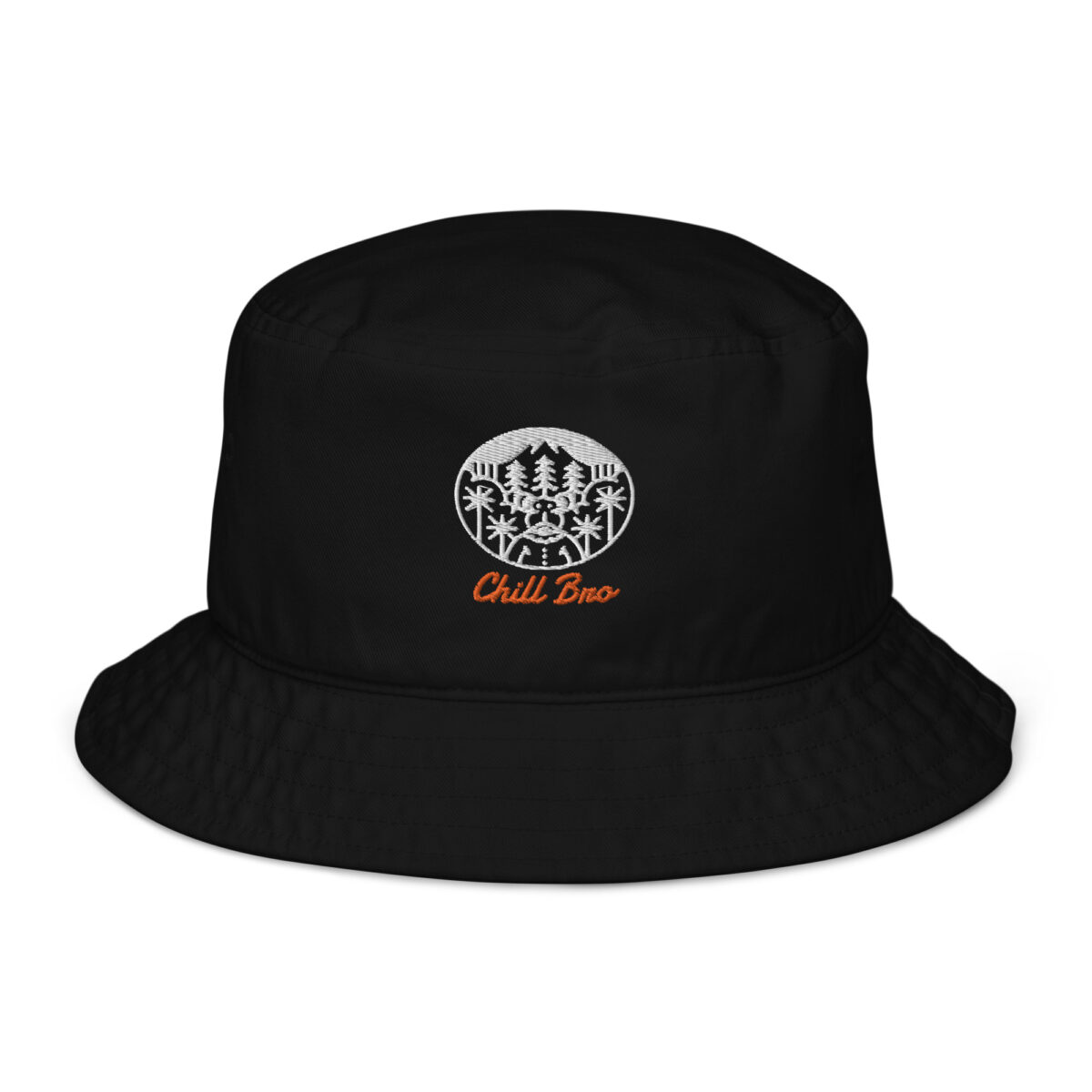 organic bucket hat black front 64a882ca27e49