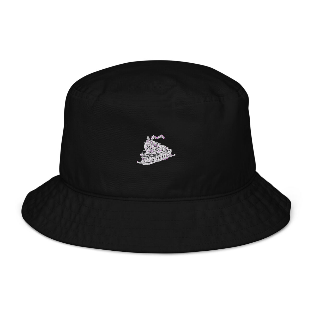 organic bucket hat black front 64a8f4aa7cb15