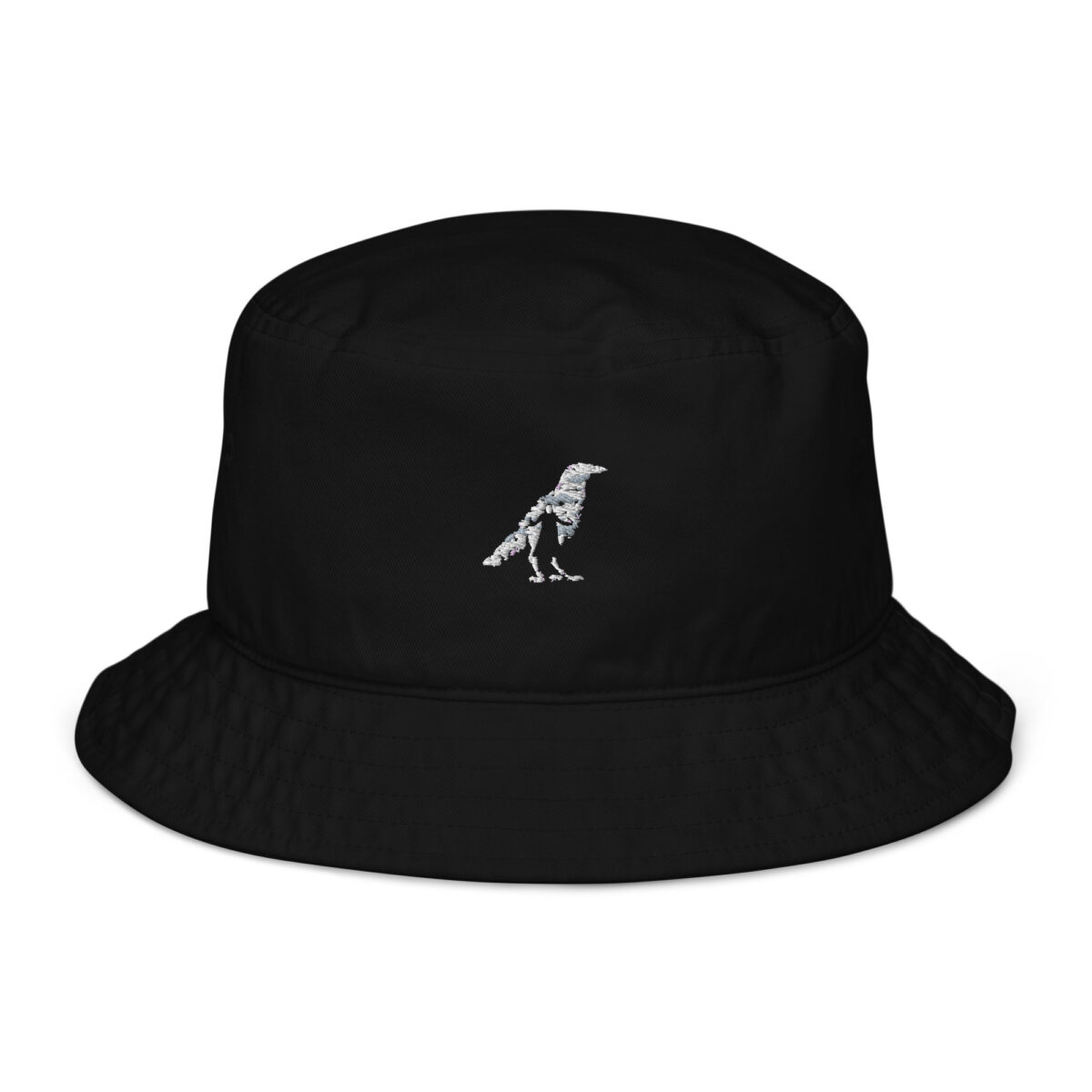 organic bucket hat black front 64a8f762c9165