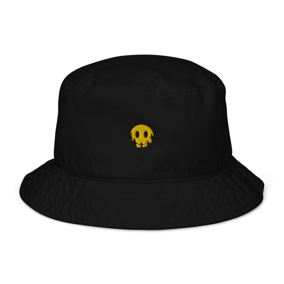 organic bucket hat black front 64aac9b0c92d1