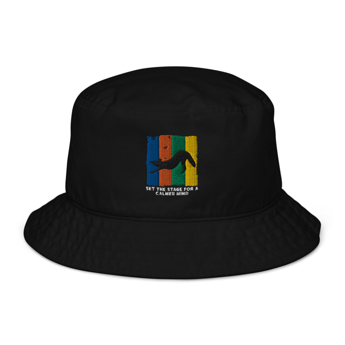 organic bucket hat black front 64aeefb1175c6