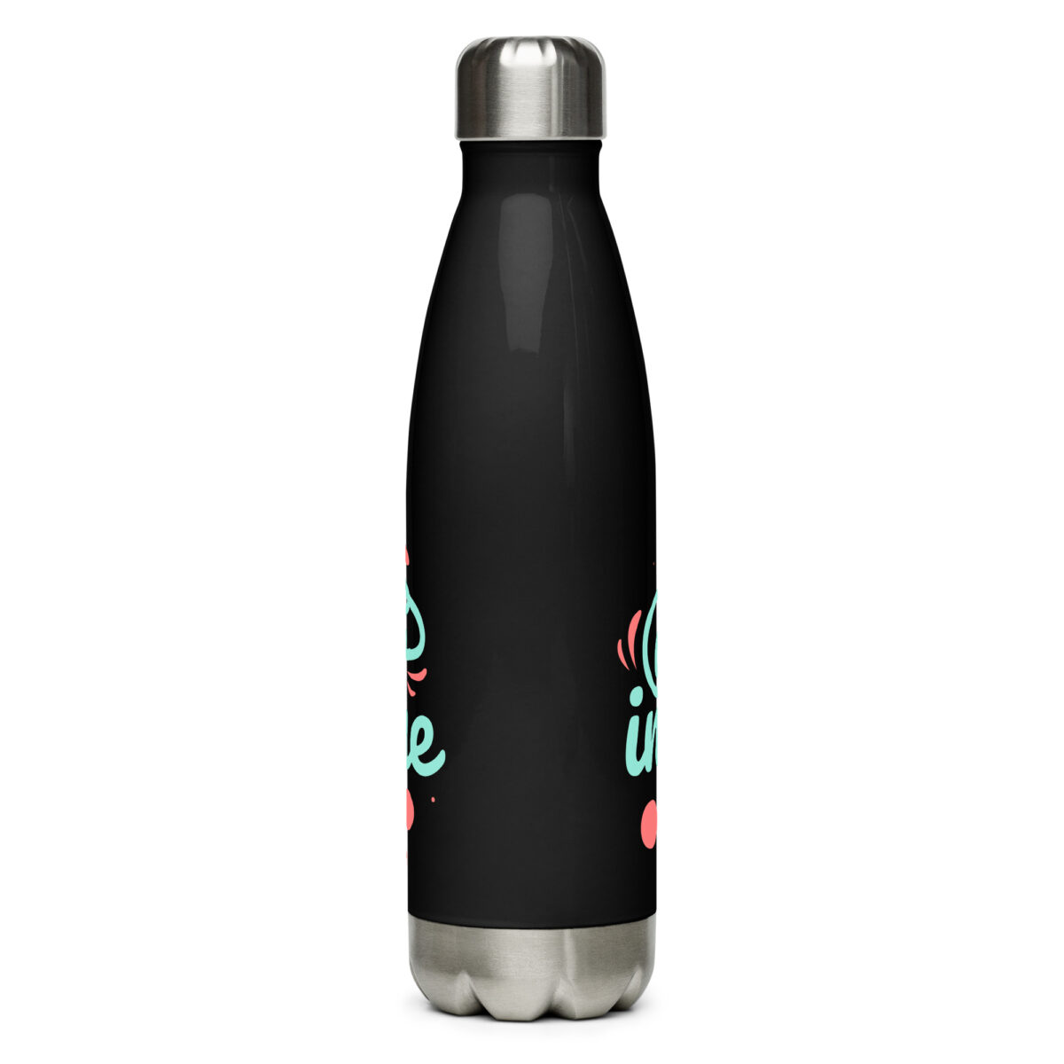 stainless steel water bottle black 17oz back 64a2ac33931f8