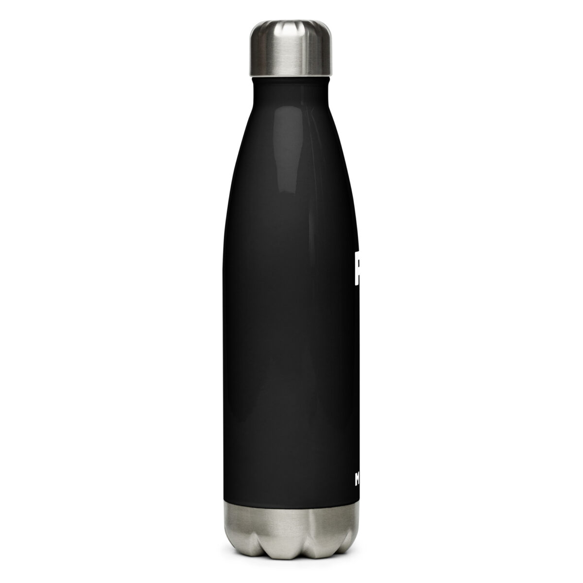 stainless steel water bottle black 17oz back 64a2b2880b4cd