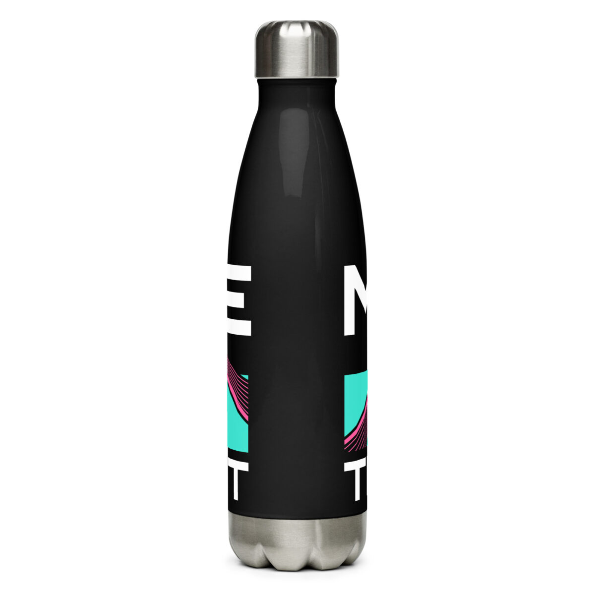 stainless steel water bottle black 17oz back 64a2b5a30cbdb