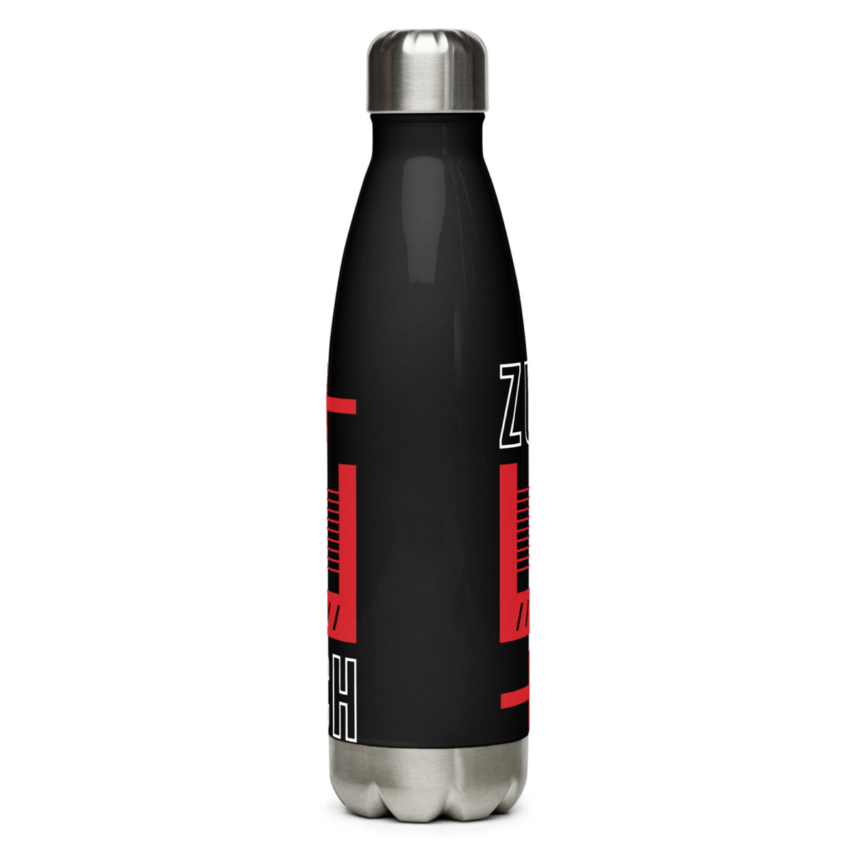 stainless steel water bottle black 17oz back 64a590c70799d