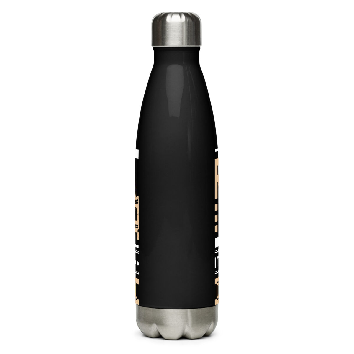 stainless steel water bottle black 17oz back 64a5989270f3f