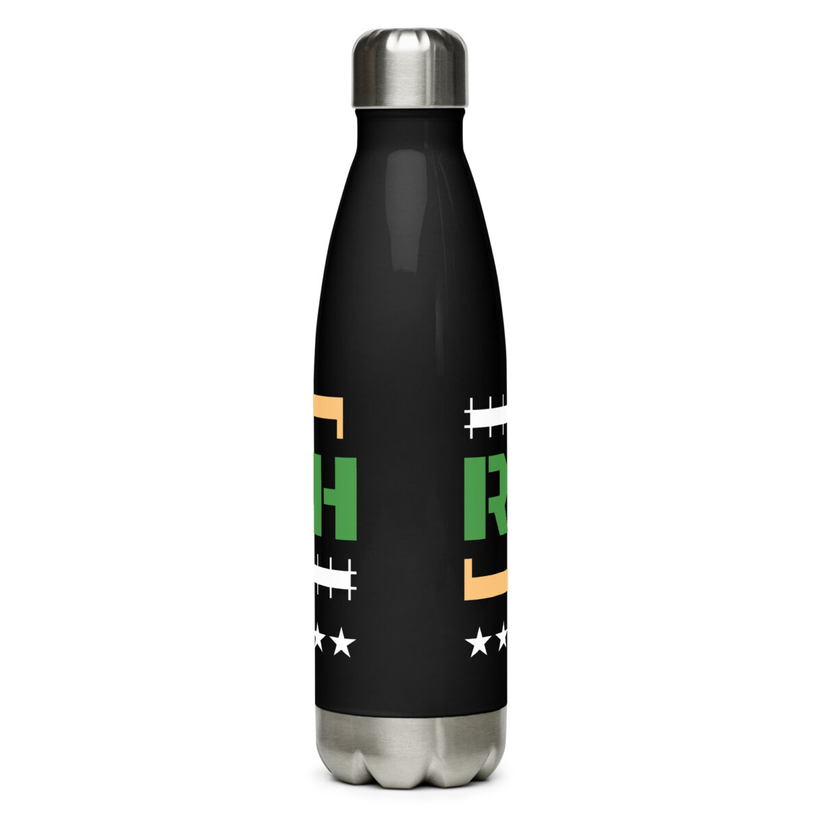 stainless steel water bottle black 17oz back 64a598e8b9950