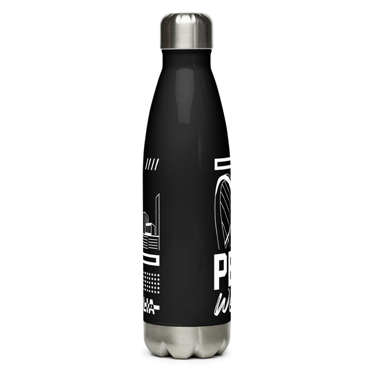 stainless steel water bottle black 17oz back 64a59aee0a70f