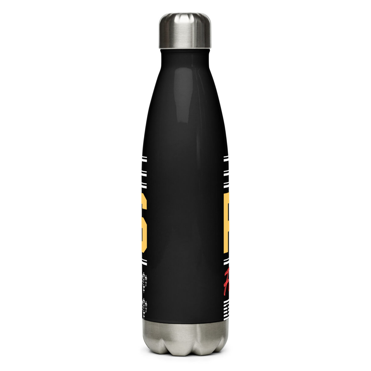 stainless steel water bottle black 17oz back 64a59b4754b7b