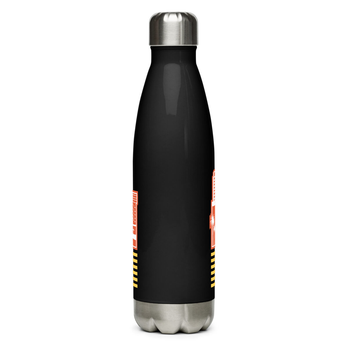 stainless steel water bottle black 17oz back 64a699530968d