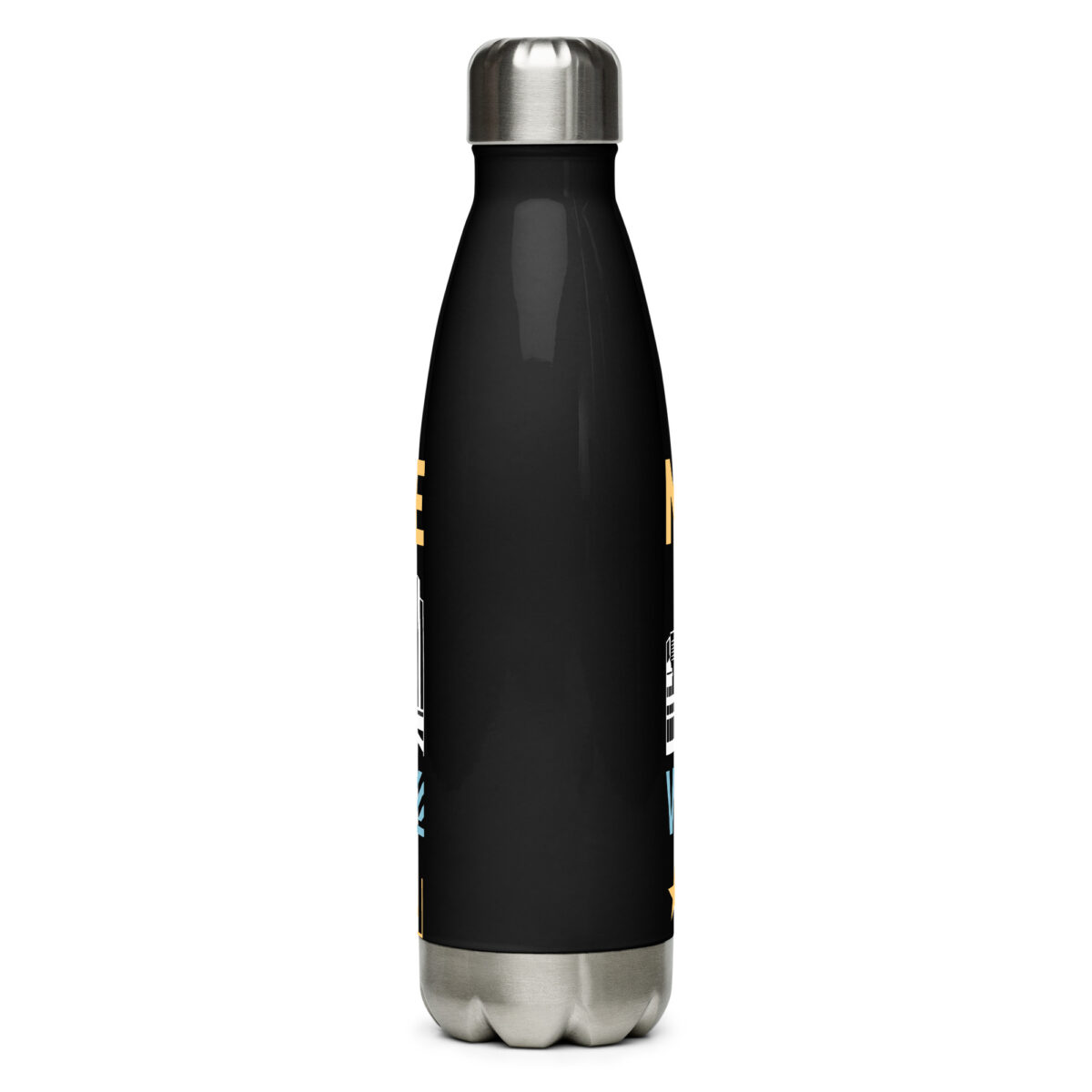 stainless steel water bottle black 17oz back 64a69a2ecf74a