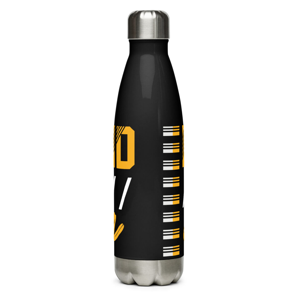 stainless steel water bottle black 17oz back 64a69bb9e765b