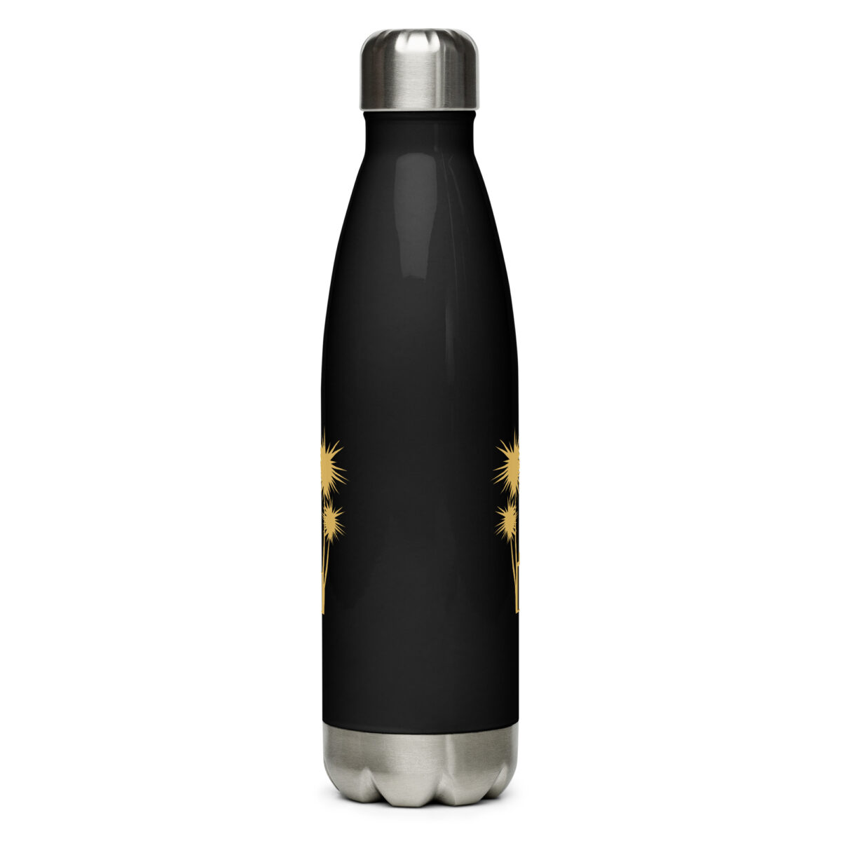 stainless steel water bottle black 17oz back 64a69c3e899e0