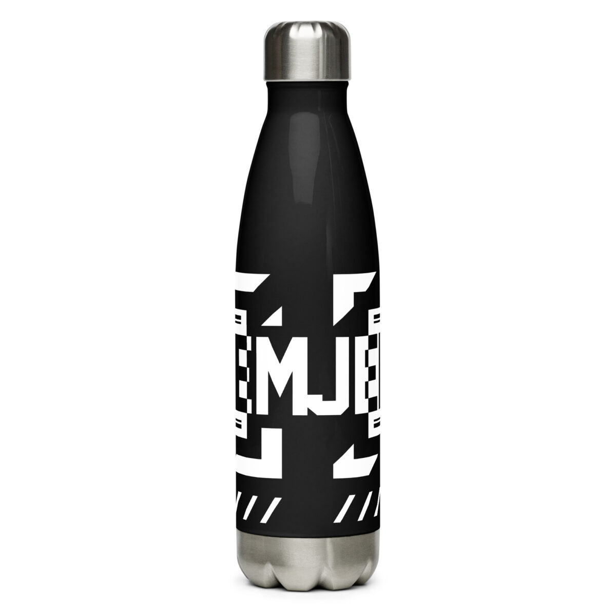 stainless steel water bottle black 17oz back 64a6a058dca0e