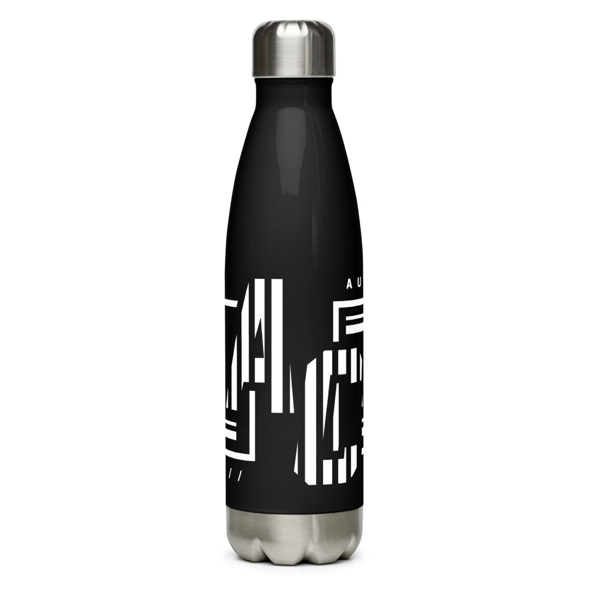 stainless steel water bottle black 17oz back 64a6ade637548