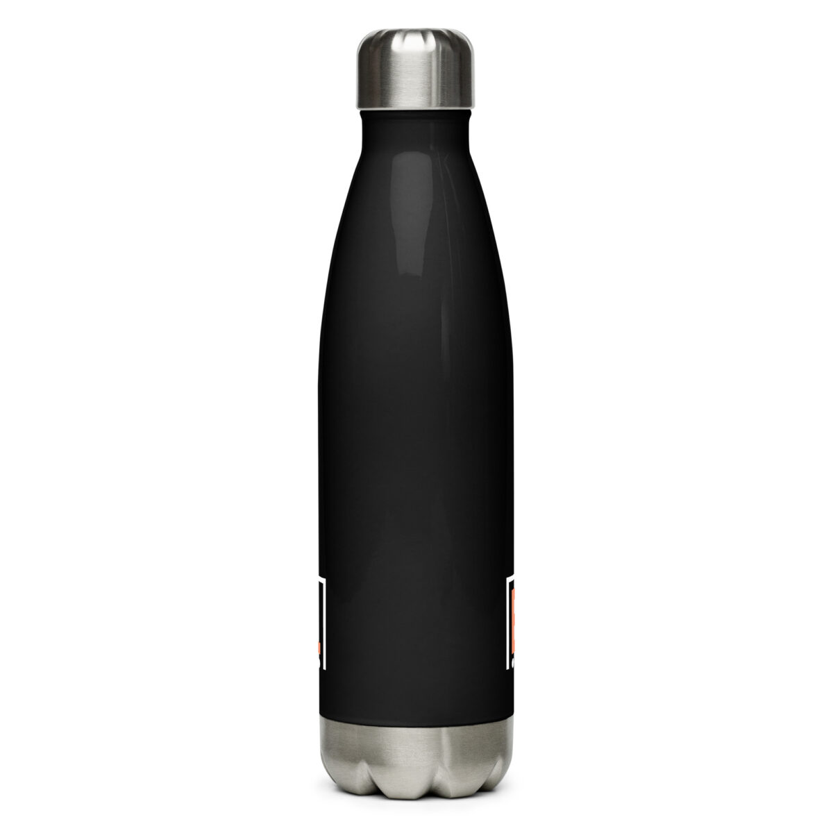 stainless steel water bottle black 17oz back 64a6afb120924