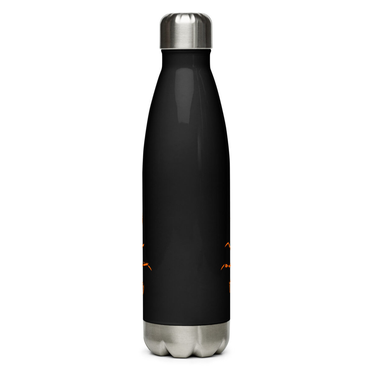 stainless steel water bottle black 17oz back 64ac3165cc0e5