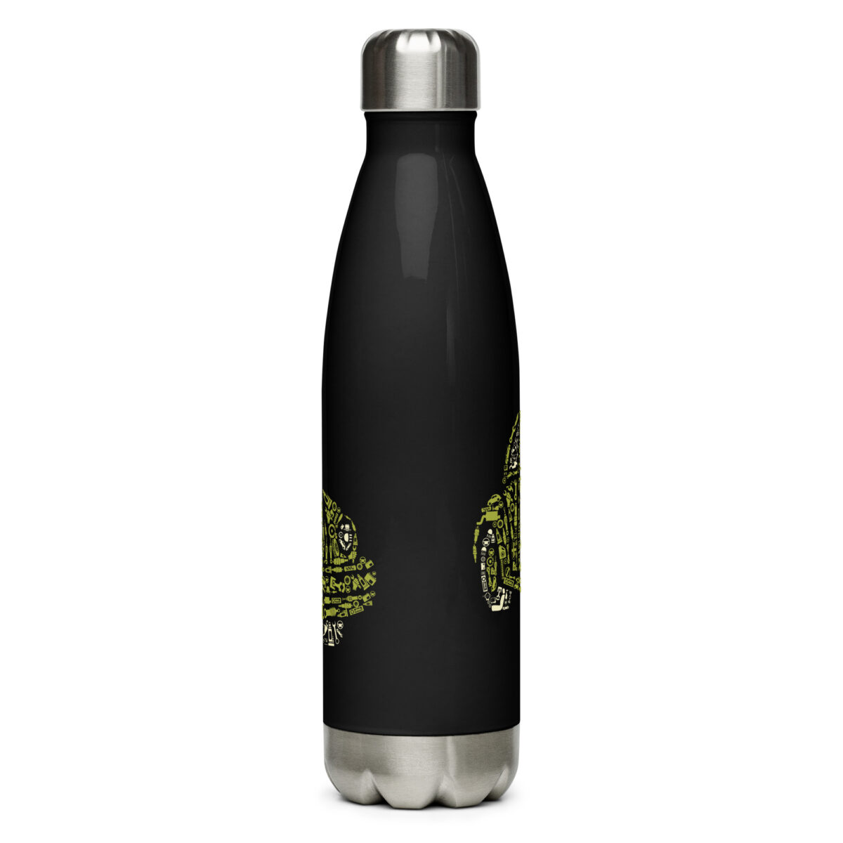 stainless steel water bottle black 17oz back 64ac364d02134