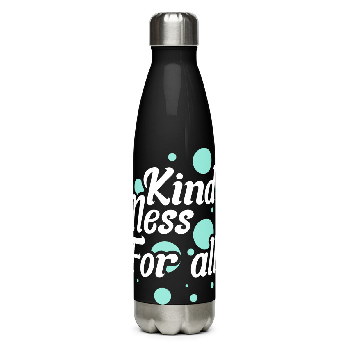 stainless steel water bottle black 17oz front 64a2a75875c02
