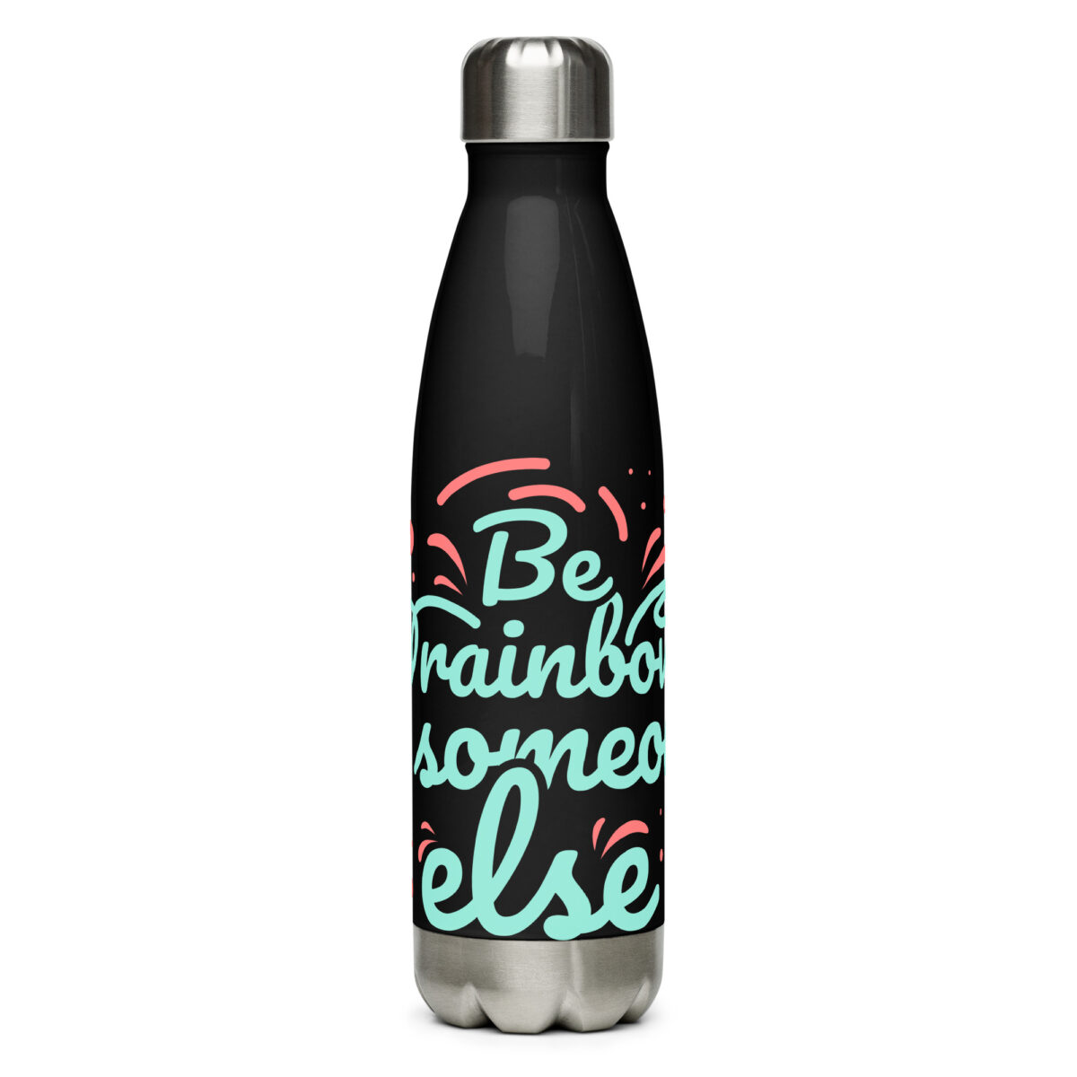 stainless steel water bottle black 17oz front 64a2ac338f7e6