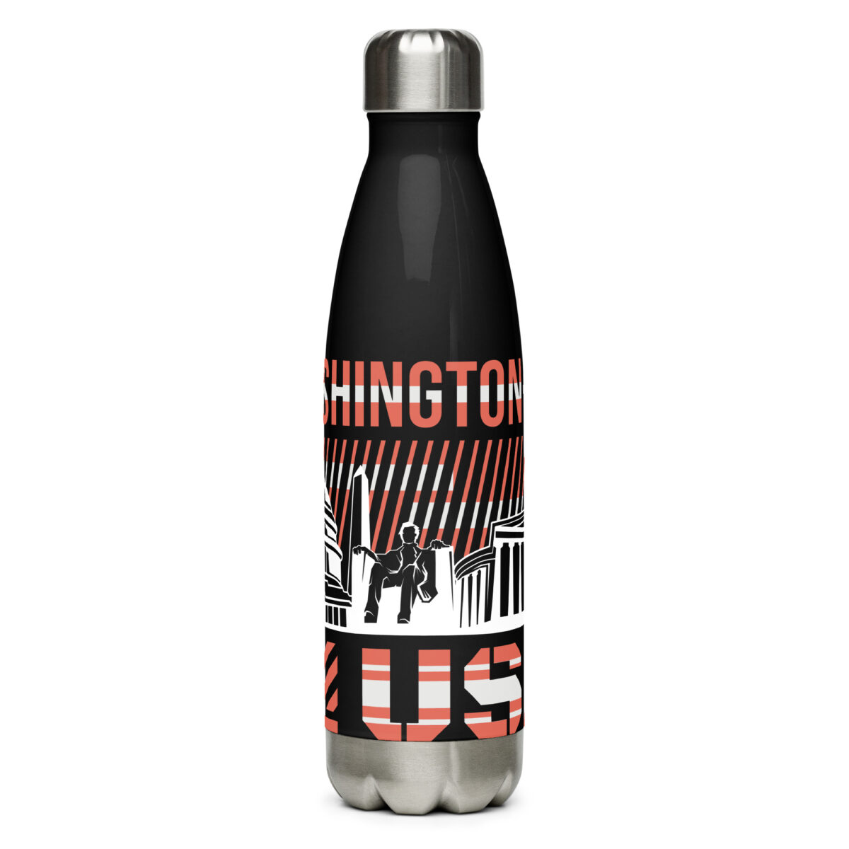 stainless steel water bottle black 17oz front 64a5921e02a7d