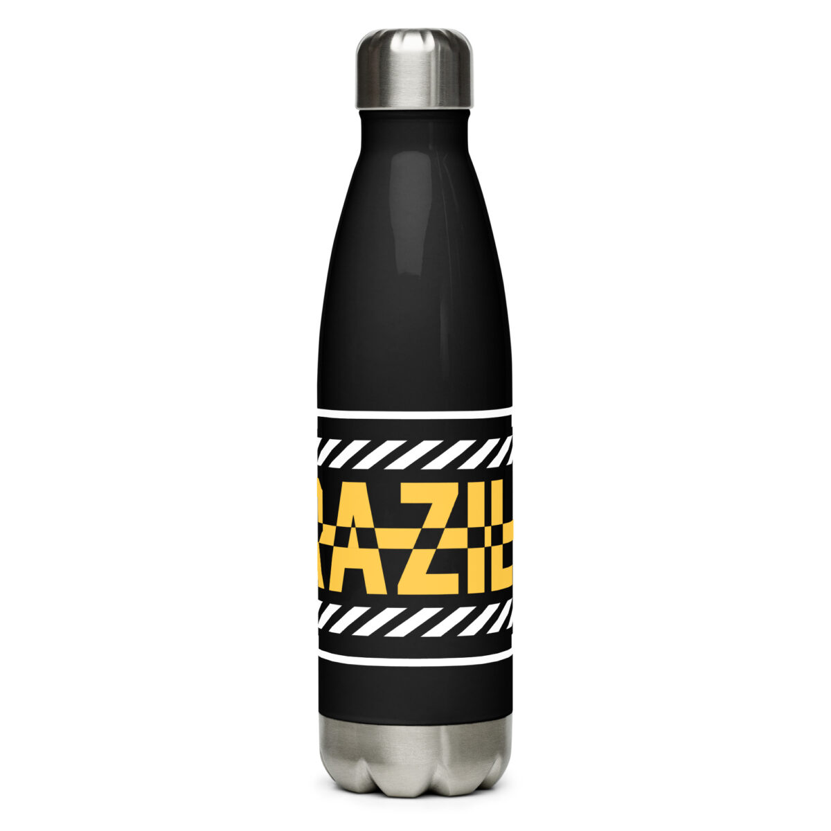 stainless steel water bottle black 17oz front 64a6b0ae5f6d2