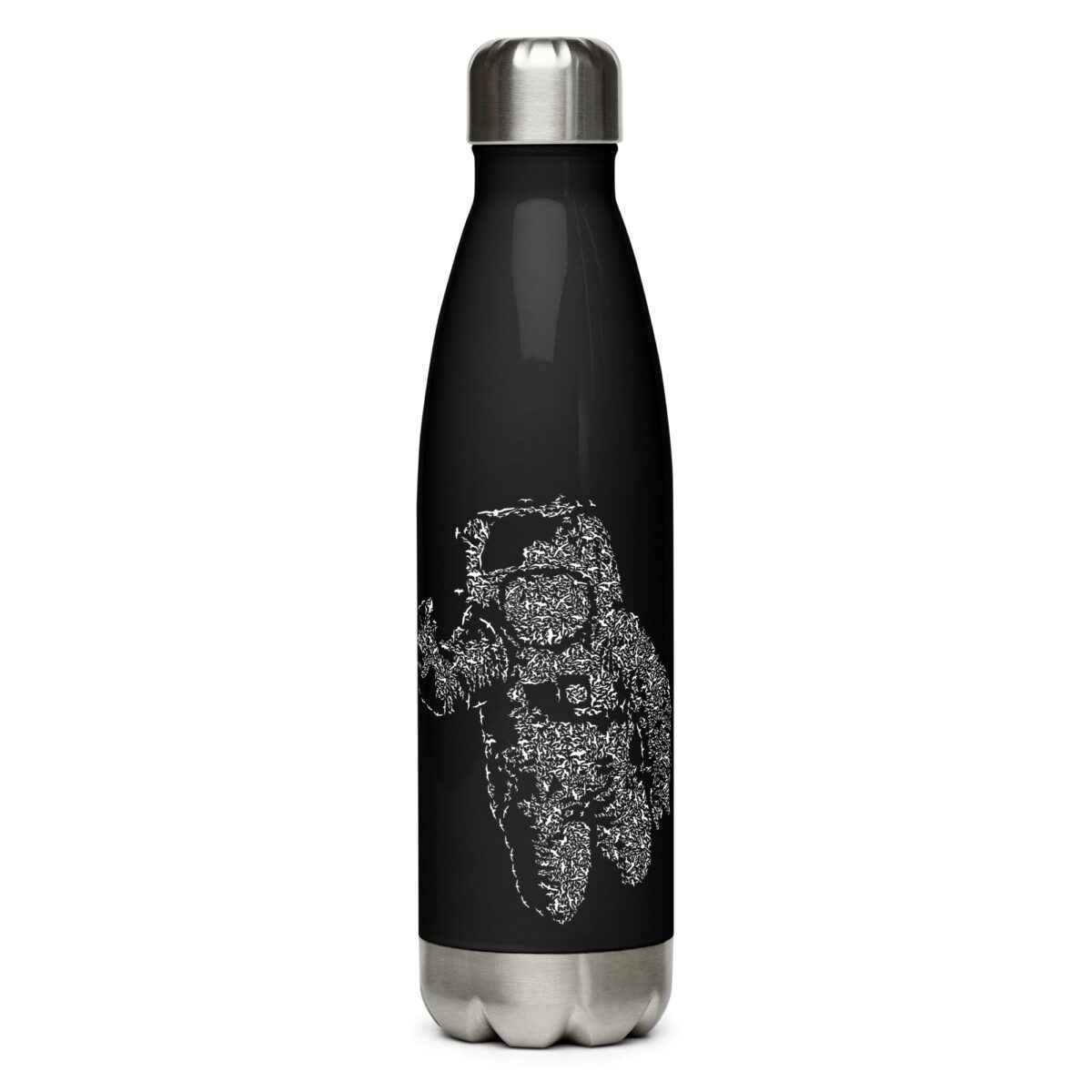 stainless steel water bottle black 17oz front 64ac2768cd860