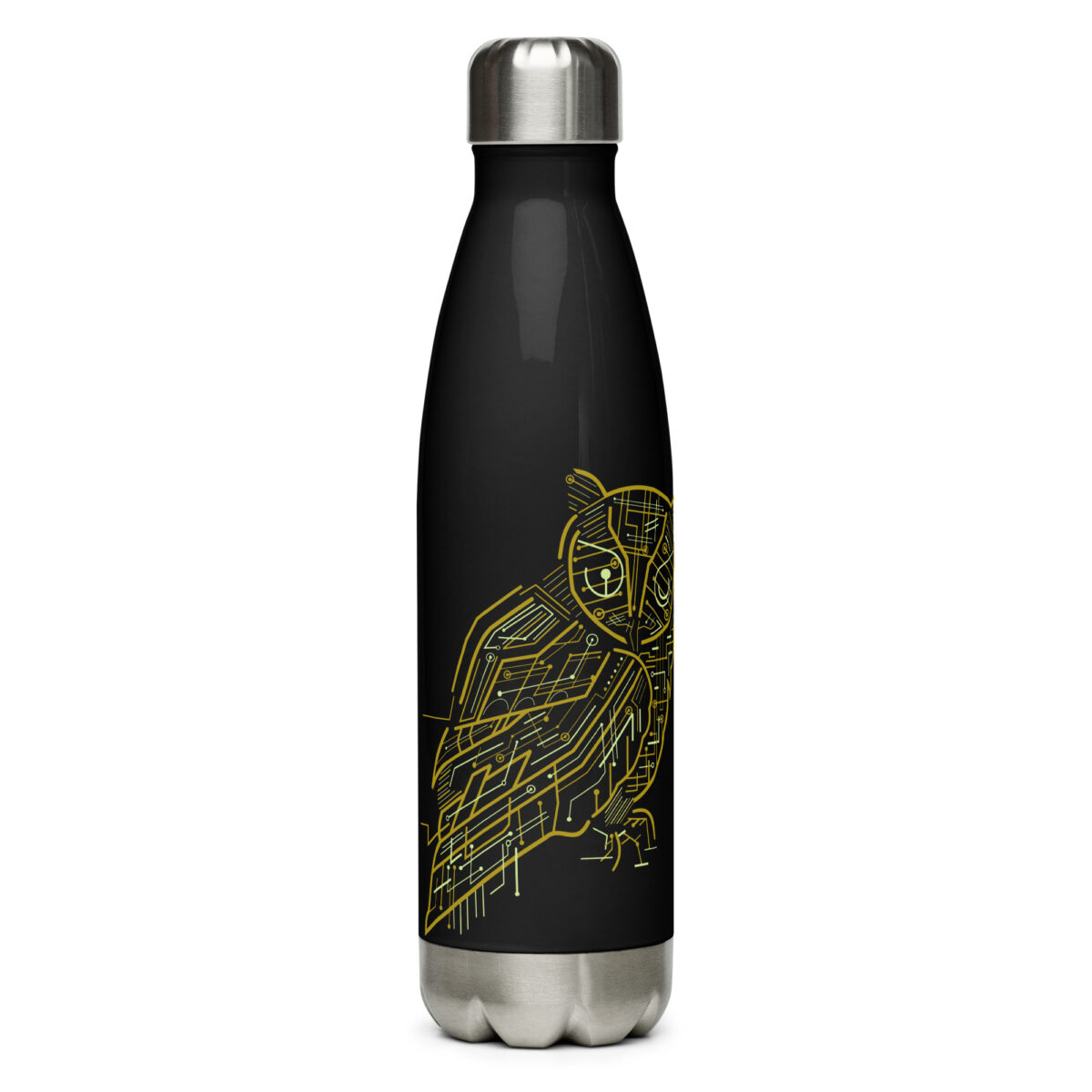 stainless steel water bottle black 17oz front 64ac2921e9d6e